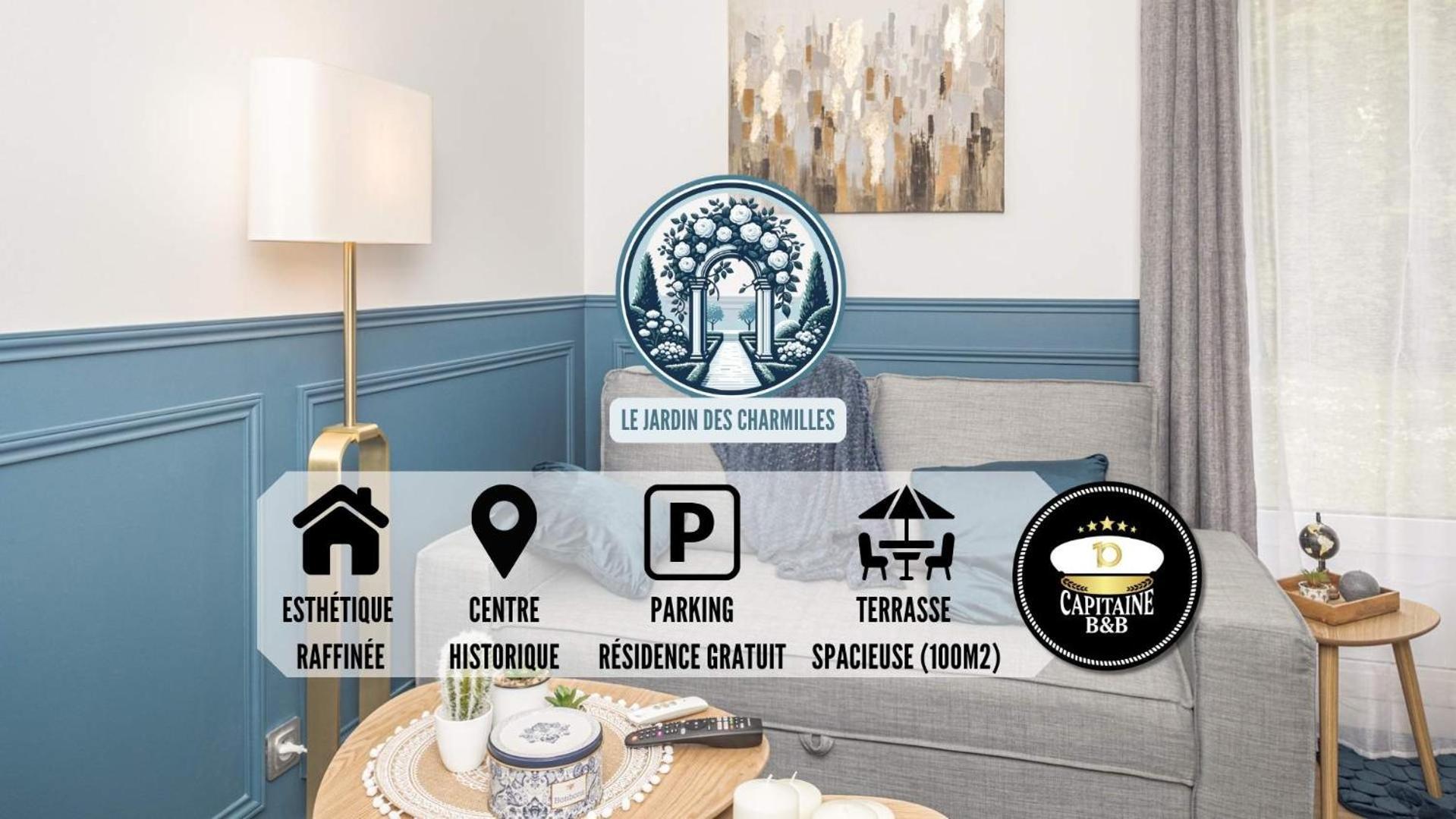 Appartement Le Jardin Des Charmilles - Proche Hypercentre à Troyes Extérieur photo
